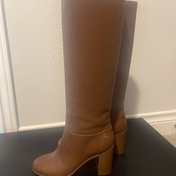 Chanel Calfskin Brown Boots - Picture 2 of 7